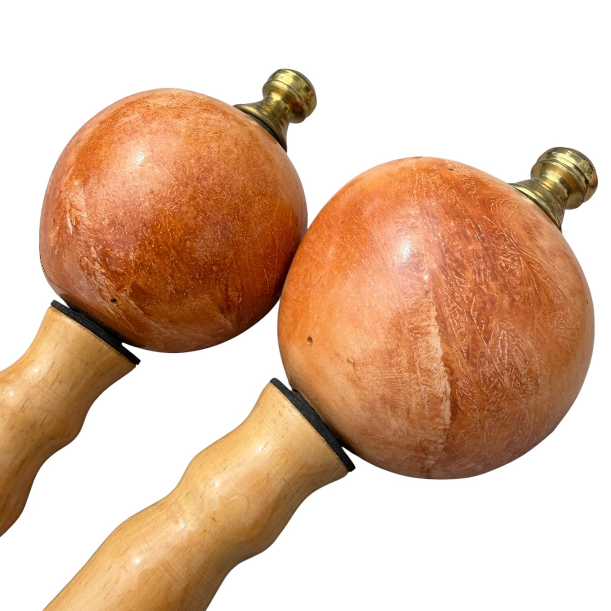 Venezuelan Maracas Joropo – Orange Marble, Small