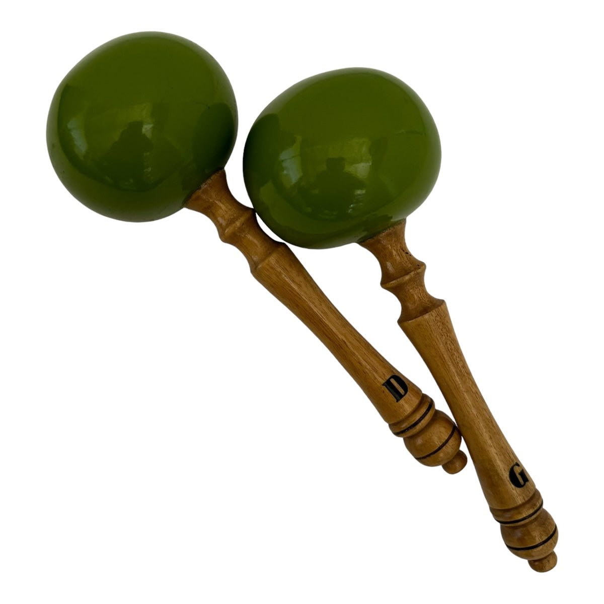 Joropo Maracas Palo Pegau Medium - Lime Green