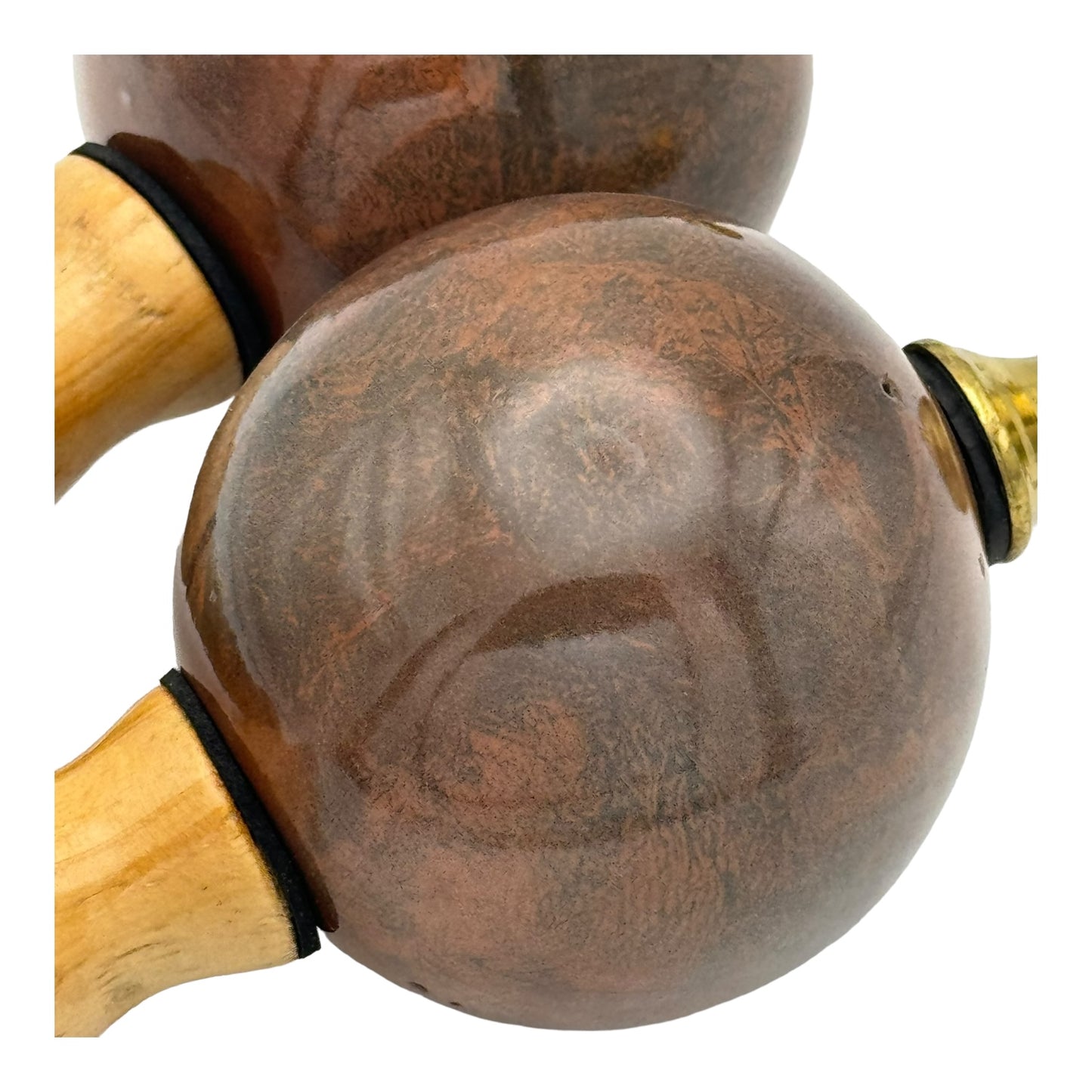 Joropo Maracas Palo Atravesado Small - Mulberry Marble