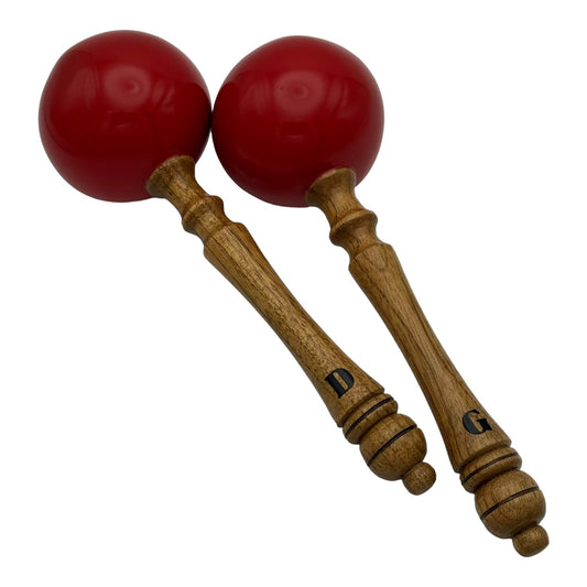 Joropo Maracas Palo Pegau Small - Red