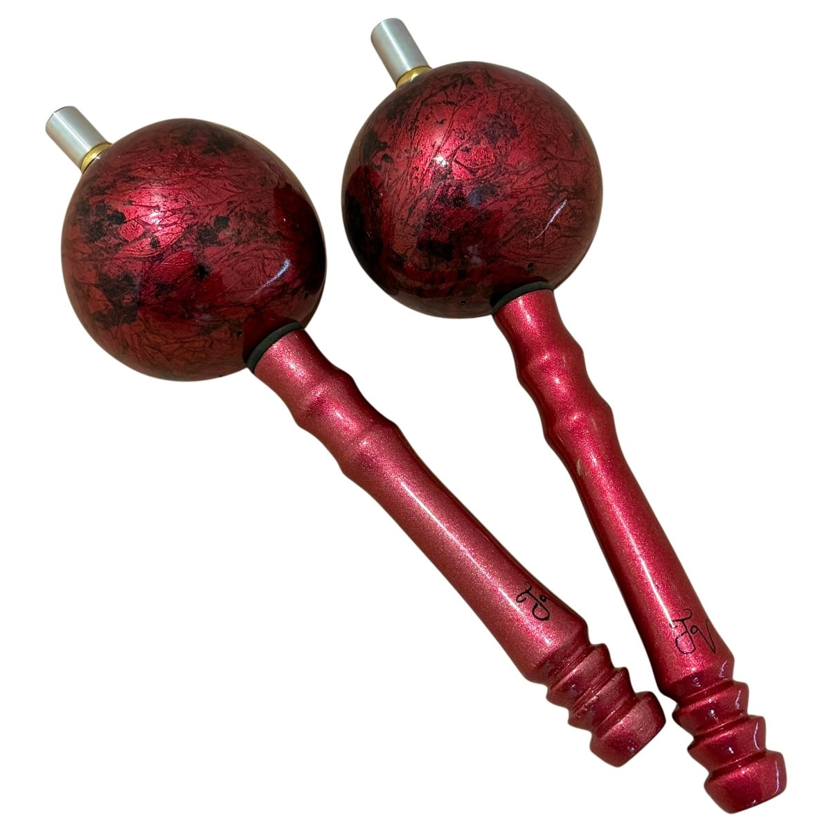 Venezuelan Maracas Joropo - Pink Marble - Medium