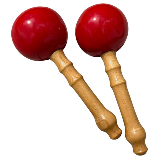 Venezuelan Maracas Joropo – Red, Medium
