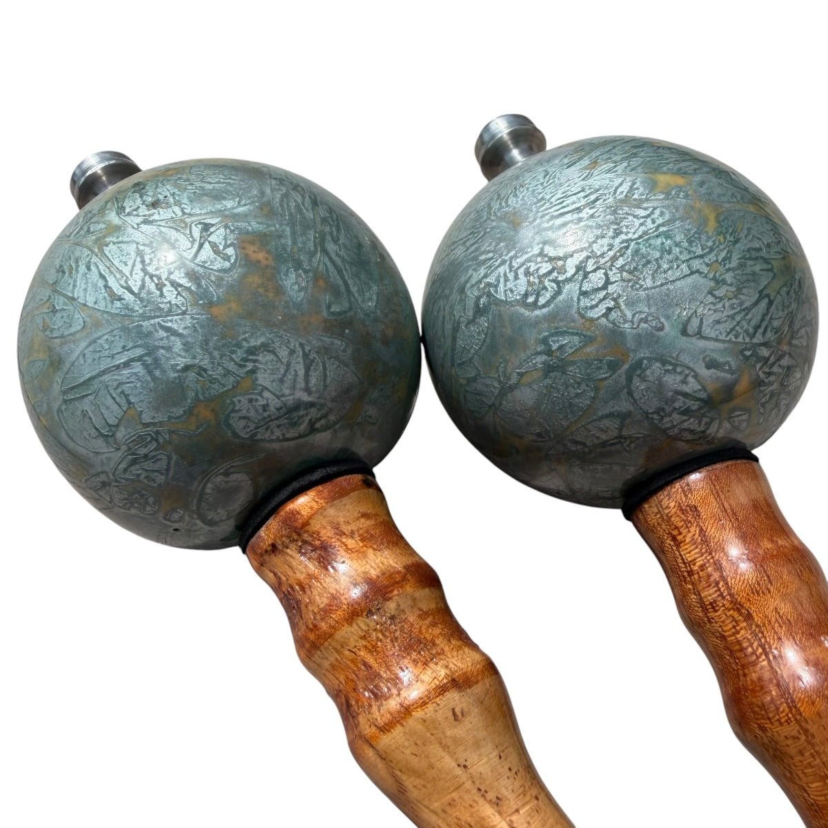 Venezuelan Maracas Joropo – Sea Foam Marble, Medium