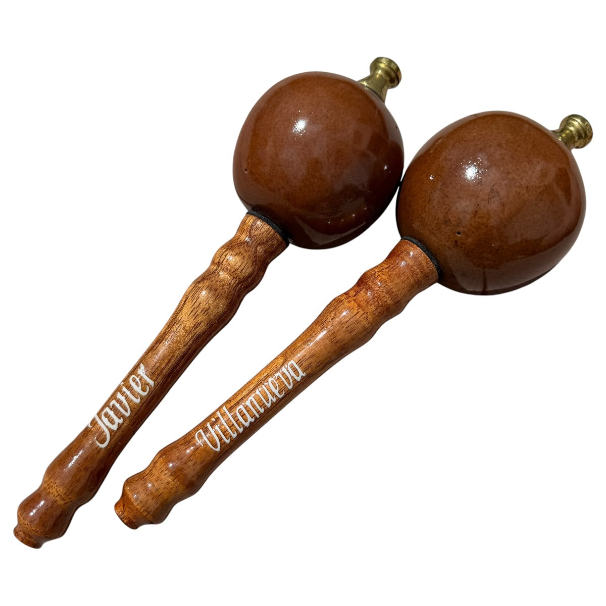Venezuelan Maracas Joropo – Brown on Brown, Medium
