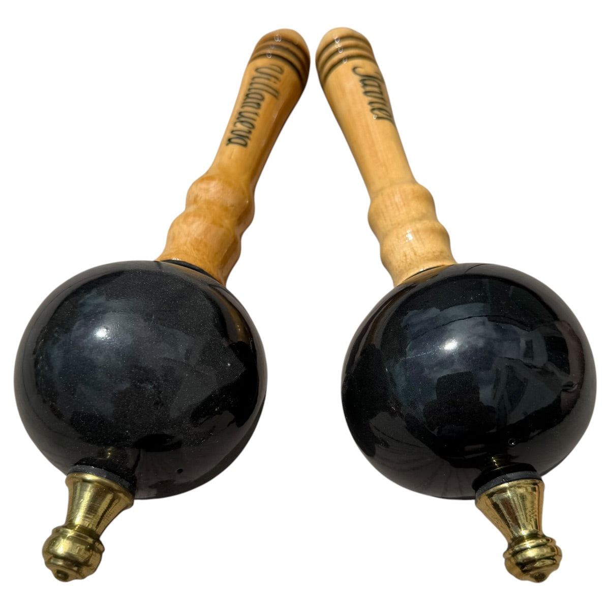 Venezuelan Maracas Joropo – Black, Medium